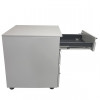 Mobile pedestal top drawer includes core-removable lock for easy re-keying. 2 keys included