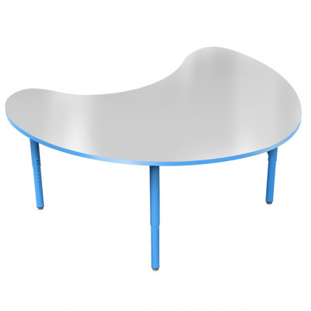 Dry Erase Table Kidney Shape