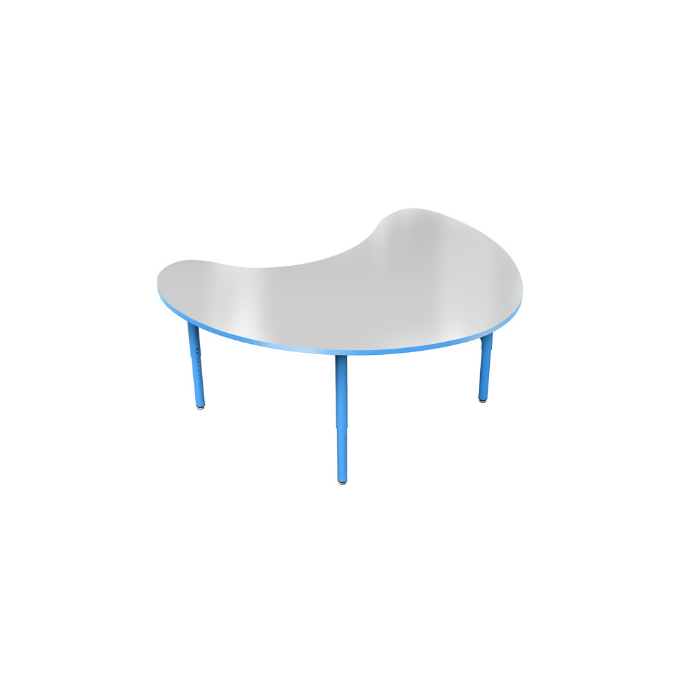 Dry Erase Table Kidney Shape