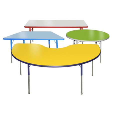 Dry Erase Table Kidney Shape